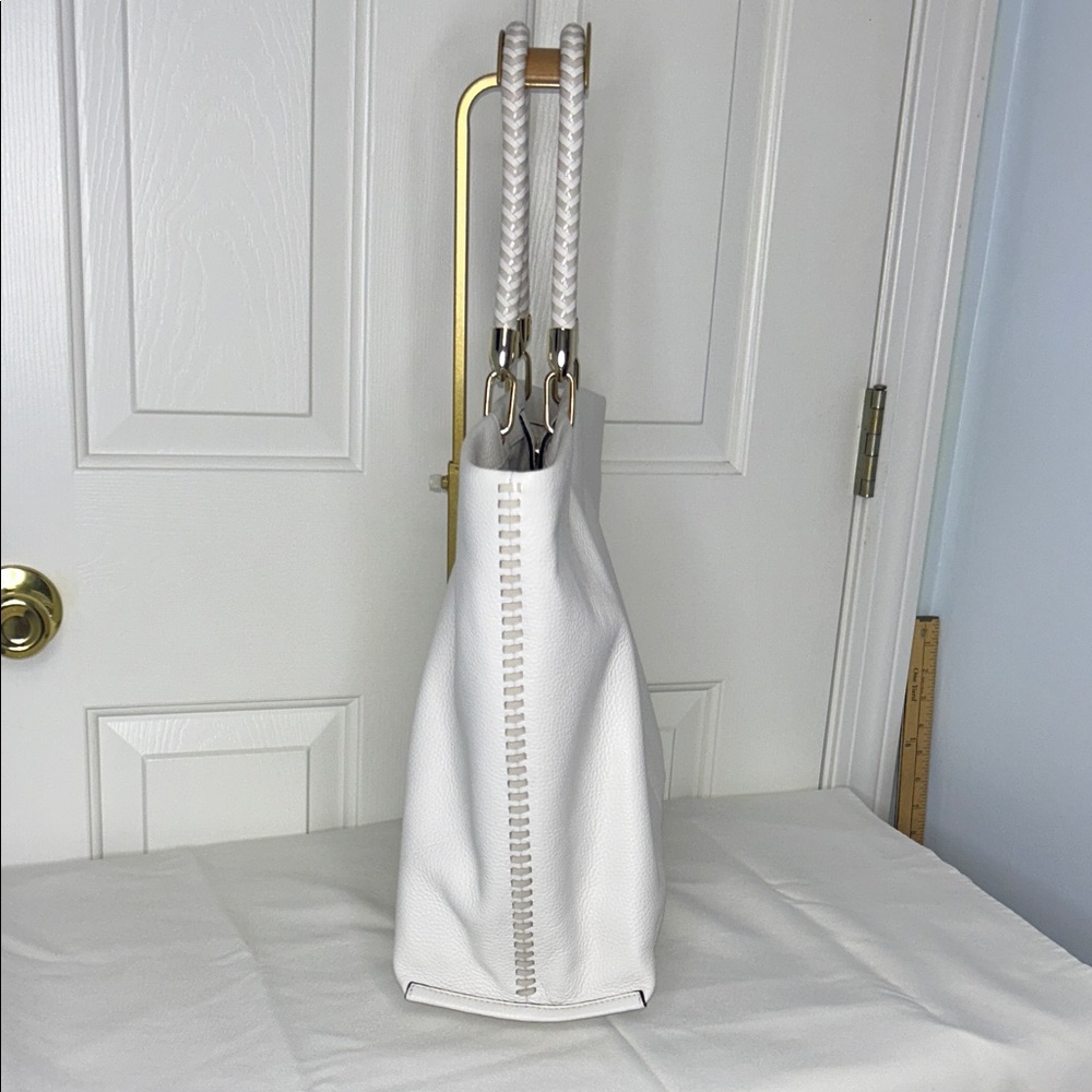 Kate Spade Hampton Road White Leather Tote Bag GUC - Picture 4 of 14